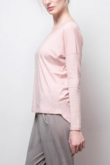 Long-Sleeve Tee - Organic Cotton - Pink