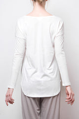 Long-Sleeve Tee - Organic Cotton - White