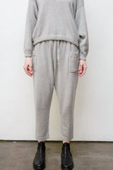 Mimi Hand-Loomed Knit Pant - Grey