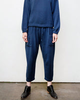 Mimi Hand-Loomed Knit Pant - Blue