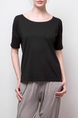 Short-Sleeve Tee - Organic Cotton - Black