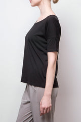 Short-Sleeve Tee - Organic Cotton - Black