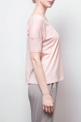 Short-Sleeve Tee - Organic Cotton - Pink