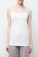 Everyday Pima Cami- Organic Cotton - White
