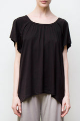 U-Back Top - Organic Cotton - Black