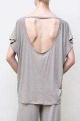 U-Back Top - Organic Cotton - Grey
