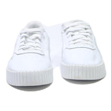 PUMA Cali Women's White Leather Low Top Trainers UK 7.5 Casual Sneakers