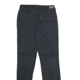 LEVI'S 505 Womens Jeans Black Regular Straight Denim Medium W28 L32 Classic Fit