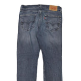 LEVI'S 505 Mens Slim Blue Denim Medium Wash W32 L30 Cotton Blend Zip Jeans
