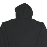 ADIDAS Womens Black Multi Colour Logo ¼ Zip Hoodie UK 6 Cotton Blend