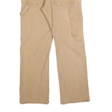DICKIES Mens Regular Fit Beige Cotton Blend Straight Leg Trousers W32 L30
