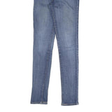 LEVI'S 721 Womens Slim Blue Denim Medium Wash W27 L30 Stretch Cotton Blend Jeans