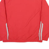 NIKE Mens Red Ohio State Jacket L Polyester Blend Zip Casual Sportswear