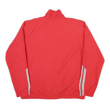 NIKE Mens Red Ohio State Jacket L Polyester Blend Zip Casual Sportswear