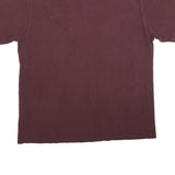 CARHARTT Mens Maroon Pocket T-Shirt L Cotton Short Sleeve Crew Neck Workwear