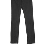 CALVIN KLEIN JEANS Womens Regular Fit Skinny Black Denim Jeans W24 L31 Premium