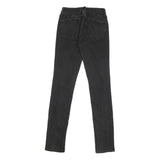 CALVIN KLEIN JEANS Womens Regular Fit Skinny Black Denim Jeans W24 L31 Premium