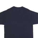 CHAMPION Mens Black Classic T-Shirt L Short Sleeve Crew Neck Cotton Blend