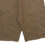 DICKIES Mens Shorts Brown Workwear Casual M W32 Durable Cotton Blend Relaxed Fit