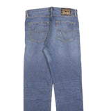 LEVI'S 501 Mens Jeans Blue Regular Straight Denim Medium W32 L32 Classic Button