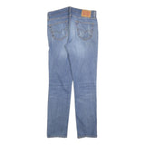 LEVI'S 511 Slim Mens Jeans Blue Slim Straight Denim Rinse W34 L34 Classic Zip