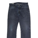 LEVI'S 501 Big E Mens Jeans Blue Regular Straight Denim Medium W34 L31 Button