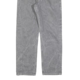 LEVI'S 501 Mens Jeans Grey Regular Straight Denim Stone Wash W32 L28 Button