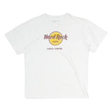 HARD ROCK CAFE Womens White Kuala Lumpur Logo Classic T-Shirt XL Short Sleeve