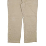 CARHARTT Mens Jeans Beige Relaxed Straight Denim W40 L32 Durable Workwear