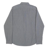 GAP Mens Grey Cotton Long Sleeve Shirt M Classic Fit Casual Formal
