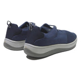 CLARKS Mens Navy Blue Synthetic Low Top Trainers UK 9.5 Comfortable Casual Wear