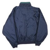 LA LOVING Mens Navy Blue Jacket XL Polyester Blend Plain Zip Casual Outerwear