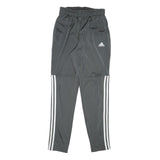 ADIDAS Mens Joggers Black White M W28 L30 Track Pants Regular Tapered Fit