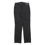 LEVI'S 505 Womens Black Regular Straight Denim Light W28 L32 Zip Cotton Blend