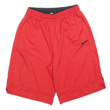 NIKE Mens Shorts Red XL W32 Sports Casual Activewear Lightweight Breathable