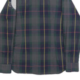 LA MARTINA Mens Green & Blue Checked Shirt S Cotton Button Down Polo Crest