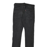 LEVI'S Womens Black Regular Skinny Denim W30 L32 Zip Classic Jeans