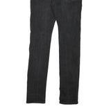 LEVI'S Womens Black Regular Skinny Denim W30 L32 Zip Classic Jeans