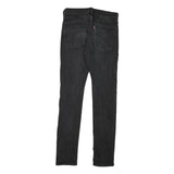 LEVI'S Womens Black Regular Skinny Denim W30 L32 Zip Classic Jeans