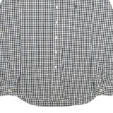 RALPH LAUREN Mens Black & White Check Shirt 2XL Classic Fit Button-Down Collar