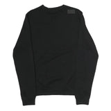 KAPPA Mens Black Cotton Crew Neck L Sweatshirt Camouflage Logo Pullover