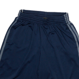 ADIDAS Mens Navy Blue Sports Casual Shorts M W24 Polyester Blend Athletic