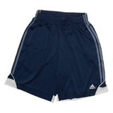 ADIDAS Mens Navy Blue Sports Casual Shorts M W24 Polyester Blend Athletic