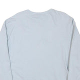 FILA Mens Blue Crew Neck XL Cotton Blend Pullover Sweatshirt Minimal Logo