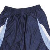 NBA Mens Shorts Blue & White Sports Casual L W32 Polyester Blend