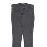 LEVI'S 711 Womens Jeans Black Slim Skinny Denim Medium W30 L32 Stretch