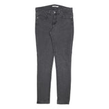 LEVI'S 711 Womens Jeans Black Slim Skinny Denim Medium W30 L32 Stretch