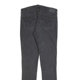 LEVI'S 711 Womens Jeans Black Slim Skinny Denim Medium W30 L32 Stretch