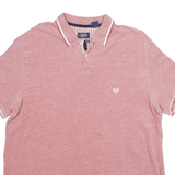 CHAPS Mens Red Short Sleeve Polo Shirt XL Classic Fit Cotton Casual