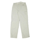 5C Mens Polyester Blend Beige Regular Zip Trousers Cargo Pocket W30 L30